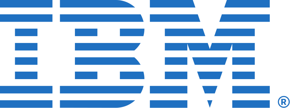 Corporate Modernism — Paul Rand, IBM eight-bar logo, 1972 — Wikimedia Commons / Public domain