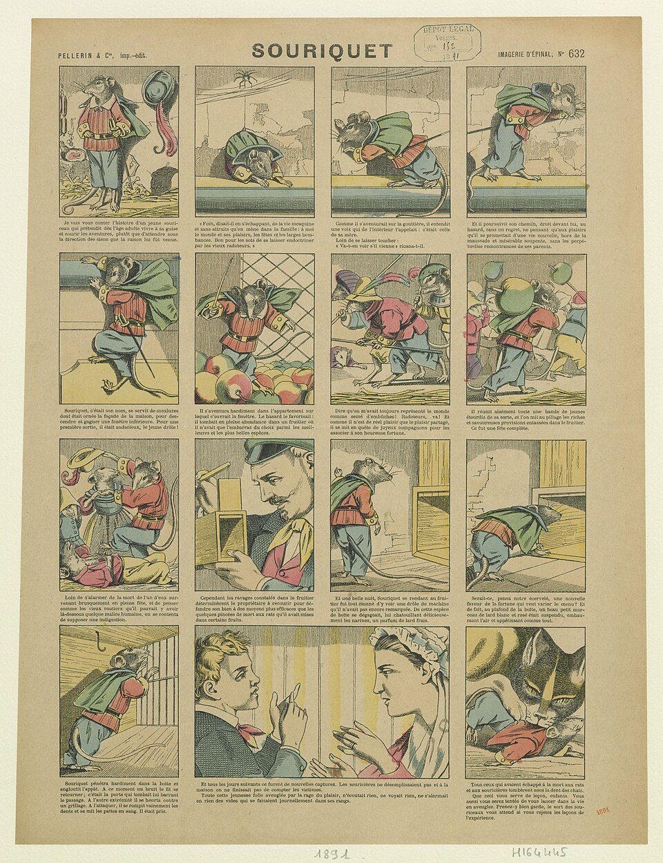 Épinal Print — Épinal print Souriquet — Wikimedia Commons / Public domain