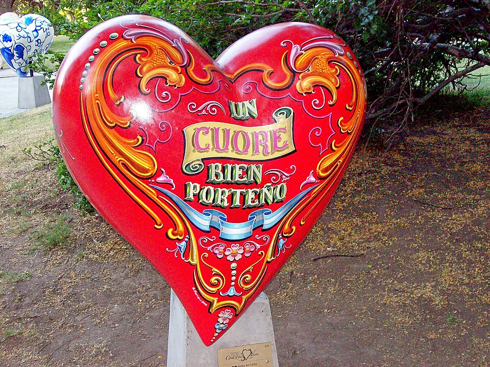 Fileteado Porteño — Fileteado sign — Wikimedia Commons / Public domain