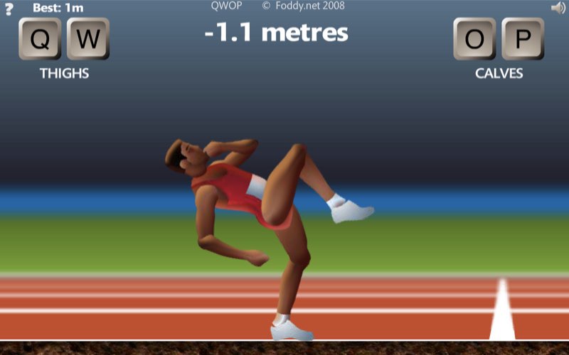 Flash Era Web Animation — Bennett Foddy, QWOP, 2008 — Wikimedia Commons / CC0