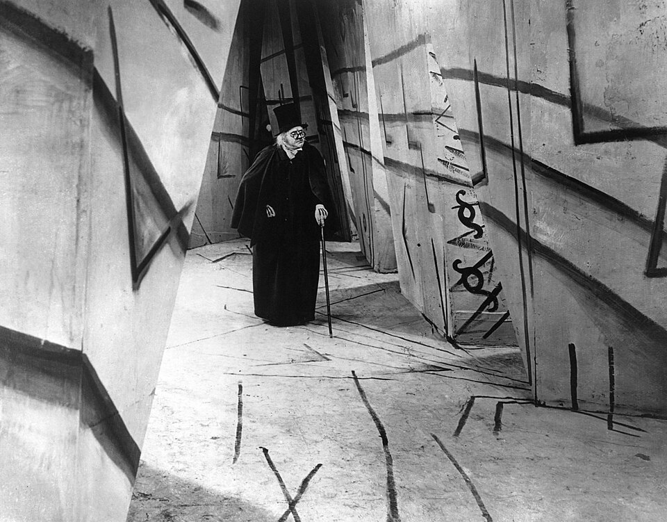 German Expressionist Film — Still from The Cabinet of Dr. Caligari, 1920 — Wikimedia Commons / Public domain