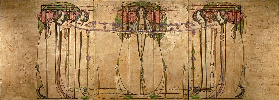 Glasgow Style — Margaret Macdonald — The May Queen (1900), photo: dalbera (Flickr) — Wikimedia Commons / CC BY 2.0