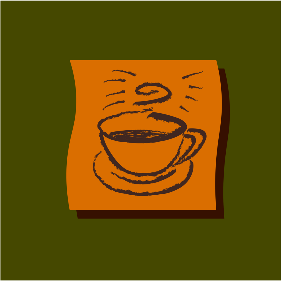 Global Village Coffeehouse — GVC Coffee Cup — contemporary graphic example by Kariyahunter, 2025; not a historical 1990s artefact — Wikimedia Commons / CC0