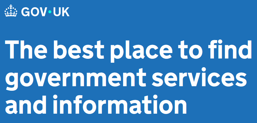 GOV.UK Design System — GDS Transport set on the GOV.UK homepage, 2025 — Wikimedia Commons / Public domain