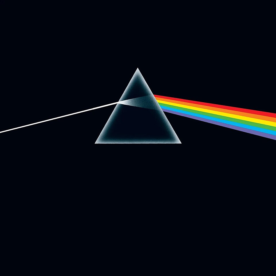 Hipgnosis — Hipgnosis / George Hardie, The Dark Side of the Moon, 1973 — Wikimedia Commons / Public domain