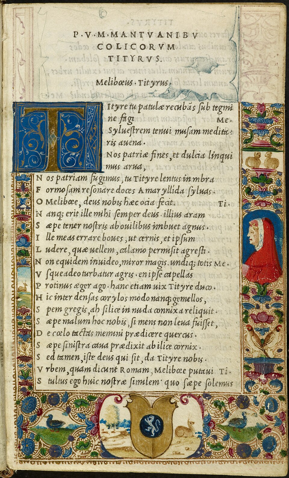 Italic — Aldine Virgil 1501 — Wikimedia Commons / CC0