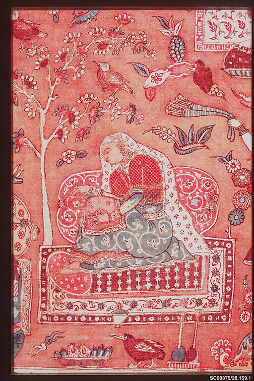 Kalamkari — Kalamkari Rumal, ca. 1640–50 — Metropolitan Museum of Art — Wikimedia Commons / CC0