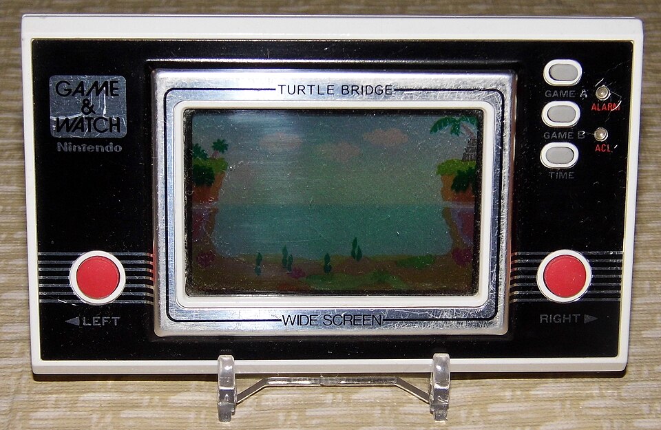 LCD Game Graphics — Game & Watch Turtle Bridge, 1982 (CC BY-SA 2.0) · © Joe Haupt from USA