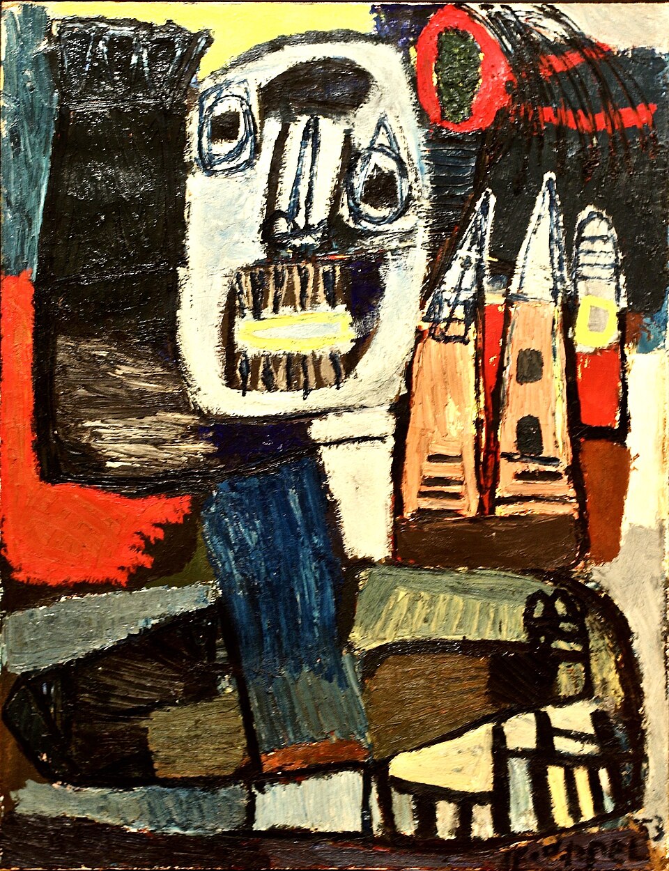 Lyrical Abstraction — Karel Appel, Leap into Space, 1953 — Wikimedia Commons / CC BY 2.0 · © Pedro Ribeiro Simões from Lisboa, Portugal