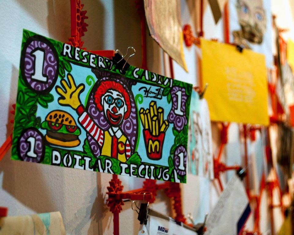 Mail Art — Honys Torres, Dollar Lechuga, 2012 — mail-art work published by the artist — HonysTorresArt — Wikimedia Commons / CC BY-SA 4.0