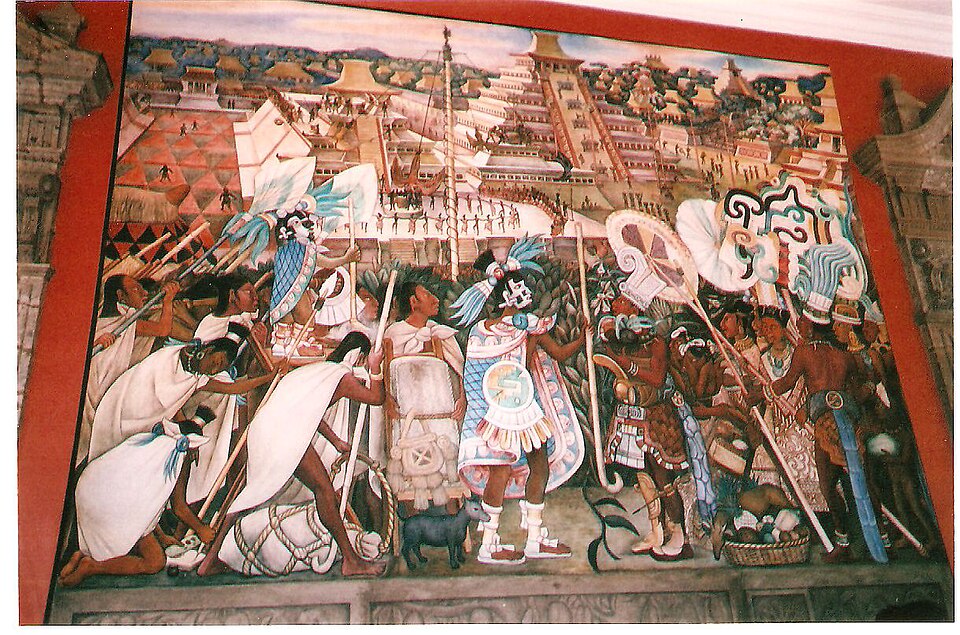 Mexican Muralism — Rivera, murals at the Palacio Nacional — Wikimedia Commons / CC0