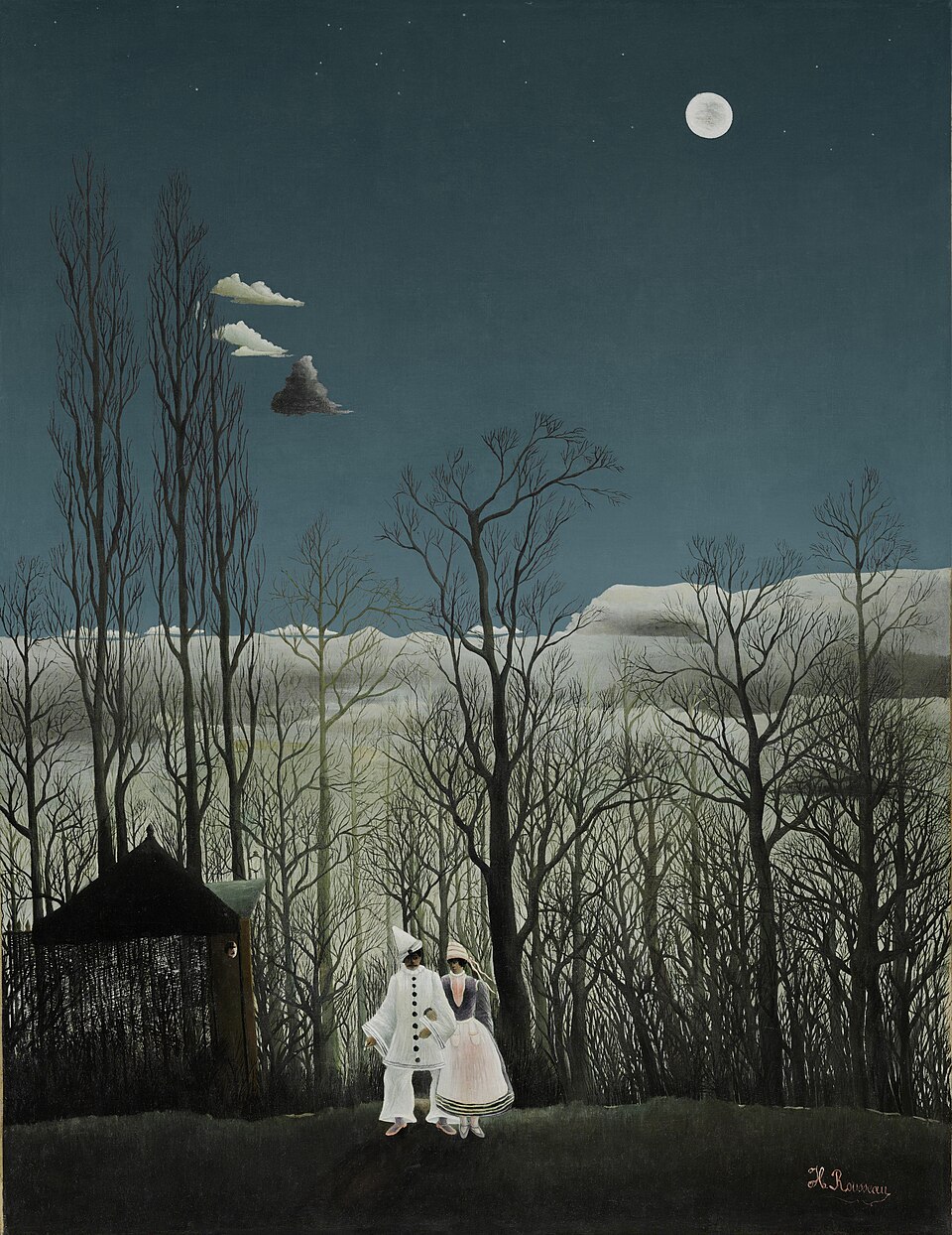 Naïve — Henri Rousseau, A Carnival Evening, 1886 — Wikimedia Commons / Public domain