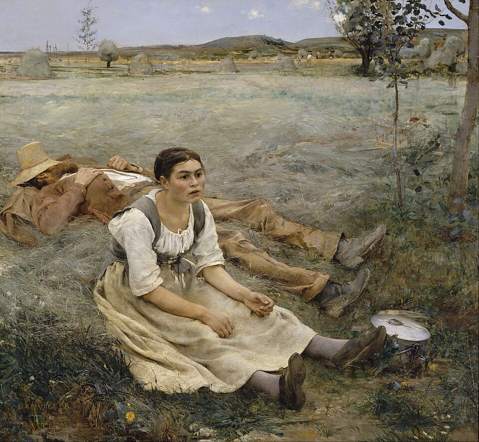 Naturalism — Jules Bastien-Lepage, Hay Making (Les Foins), 1877 — Musée d’Orsay — Wikimedia Commons / Public domain