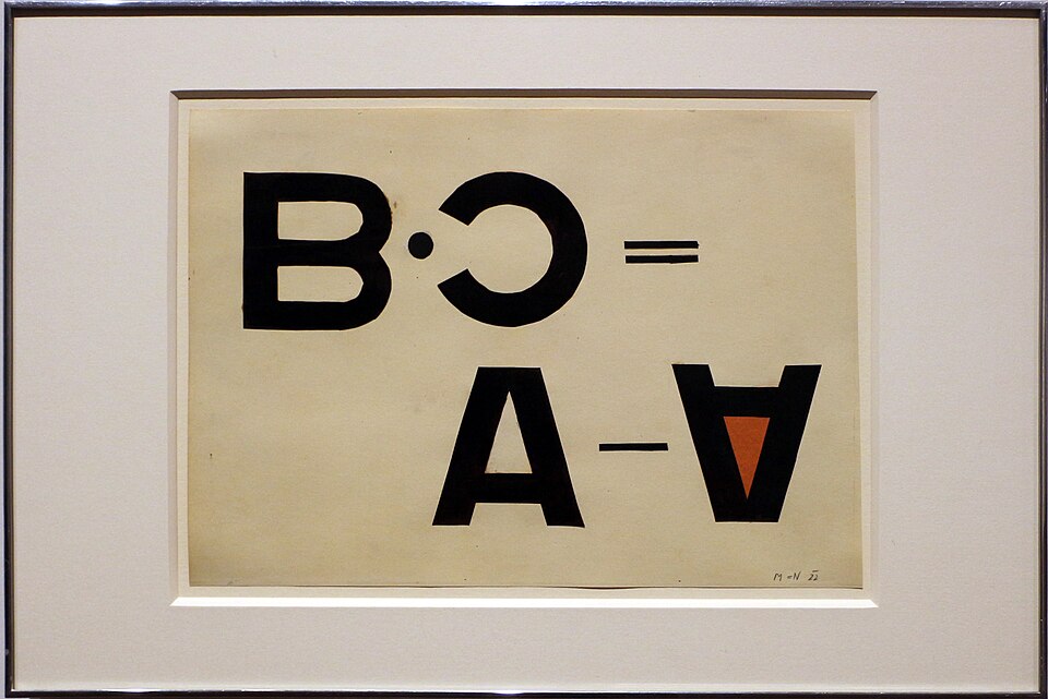 The New Typography — Typographic collage by Moholy-Nagy, 1922 (CC BY 3.0) · © Sailko
