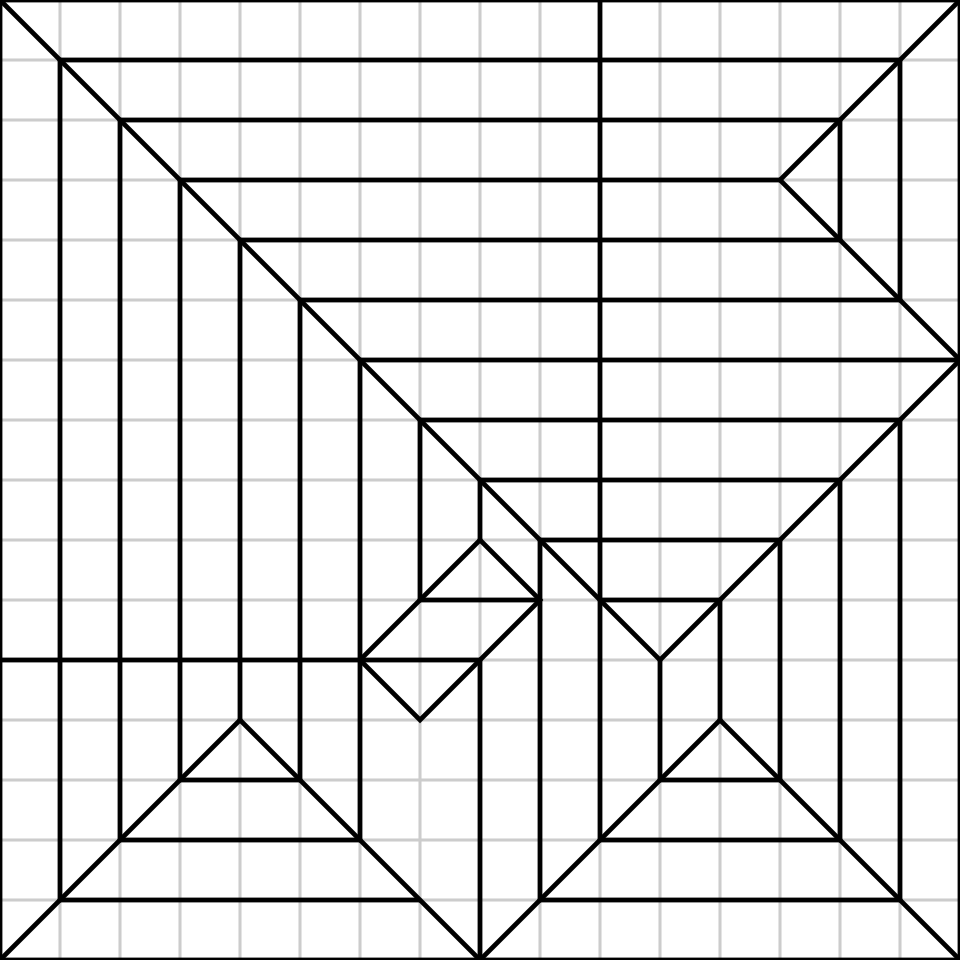 Origami Diagram — Origami crease pattern (CC BY 4.0) · © Nicoguaro