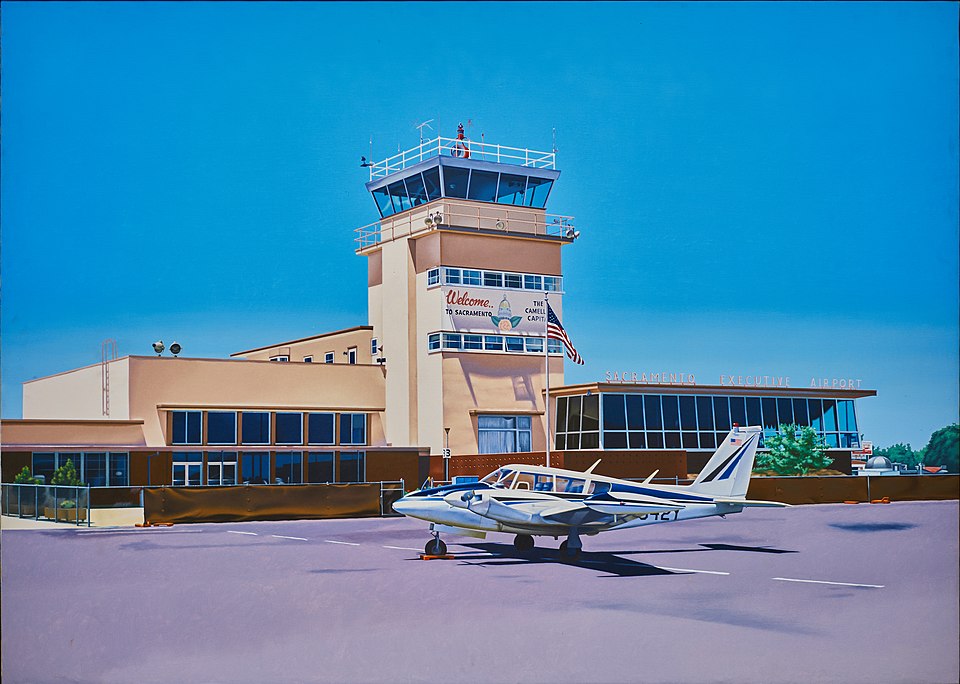 Photorealism — Ralph Goings, Sacramento Airport — Wikimedia Commons / CC BY-SA 4.0