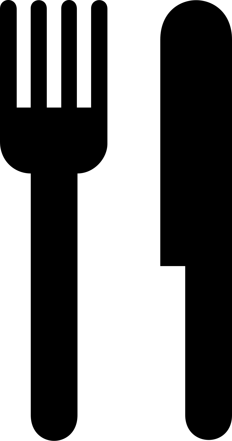 Pictogram System — AIGA/DOT symbol "Restaurant" — Wikimedia Commons / Public domain