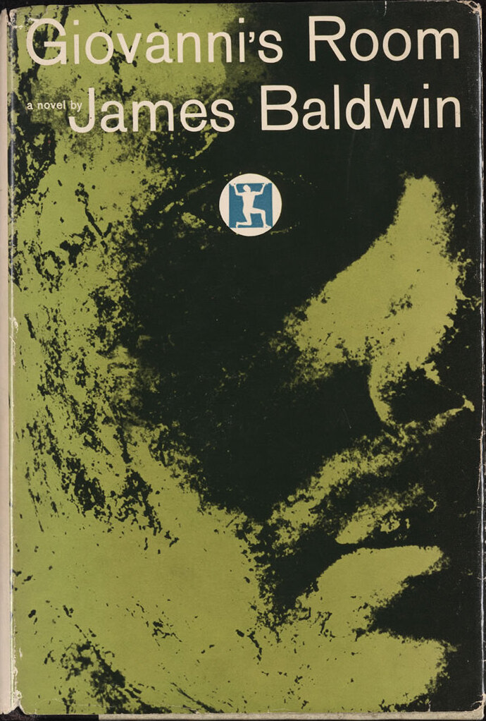 Push Pin Style — Seymour Chwast (Push Pin Studios), Giovanni's Room first edition cover 1956 — Wikimedia Commons / Public domain
