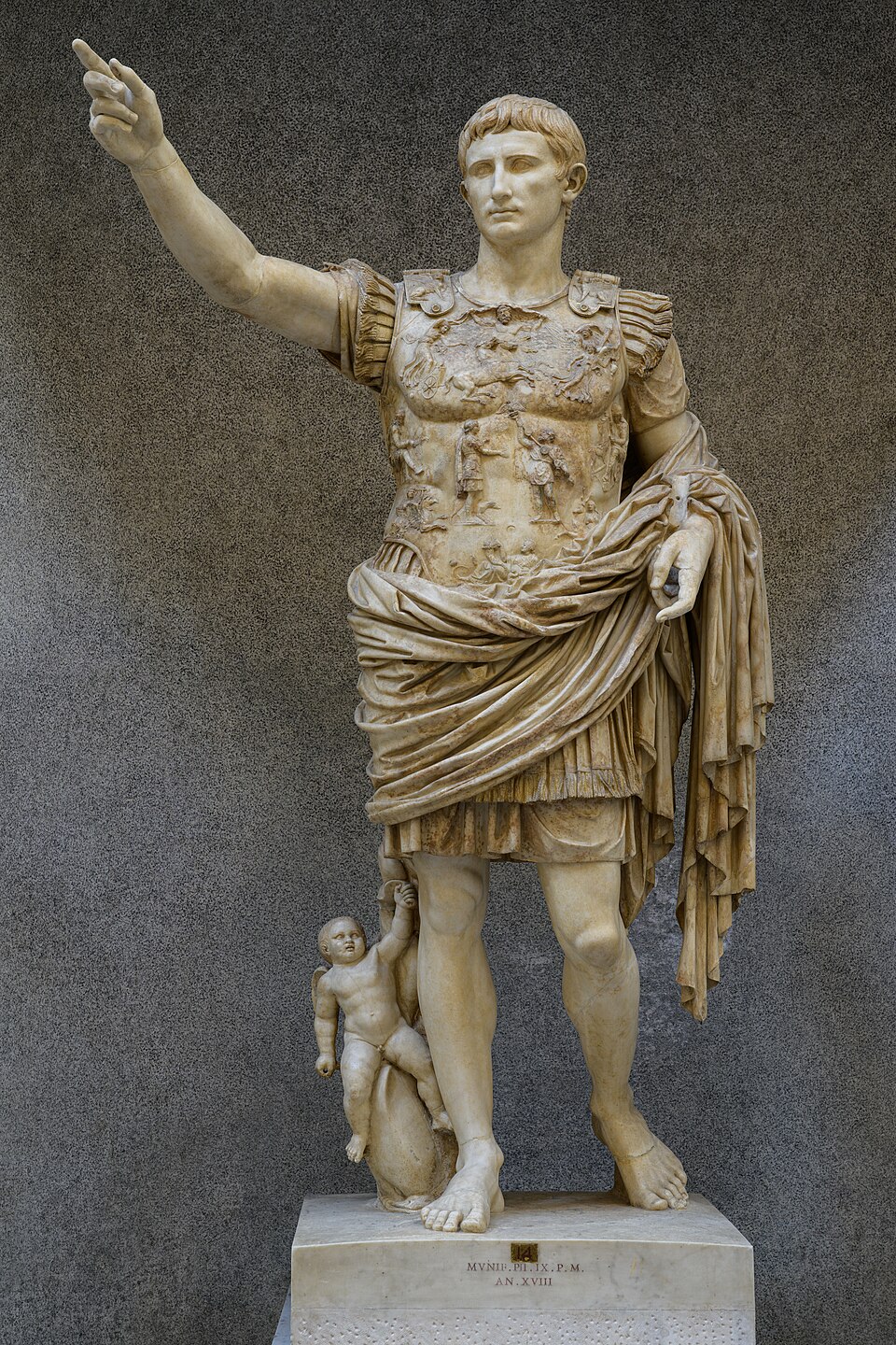 Roman Art — アウグストゥス・プリマ・ポルタ像 — Wikimedia Commons / CC BY-SA 4.0 · © Justin Benttinen