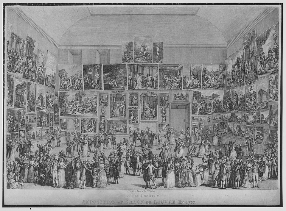 Salon Hang — Martini, The Salon of 1787 (CC0)
