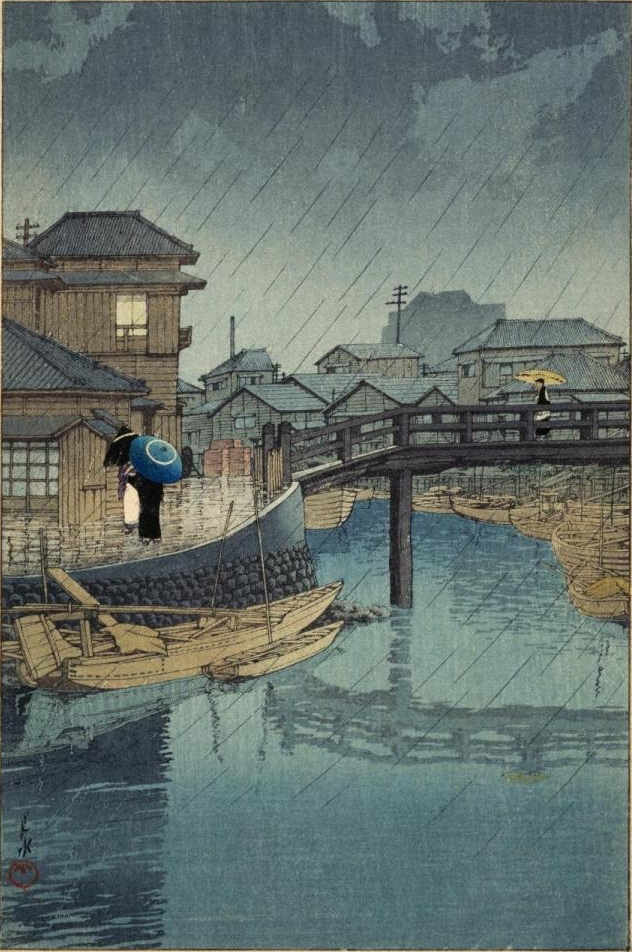 Shin-Hanga — Kawase Hasui, Shinagawa (CC0)