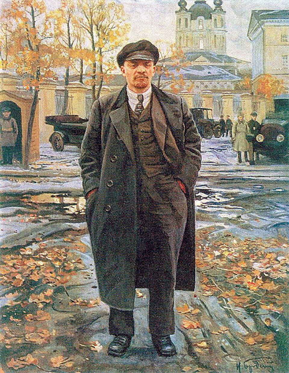 Socialist Realism — Portrait of Lenin by Isaak Brodsky, 1925 — Wikimedia Commons / Public domain