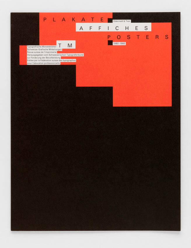 Swiss Punk Typography — Odermatt + Tissi, Typografische Monatsblätter 1984 no. 3 cover 1984 — Wikimedia Commons / Public domain