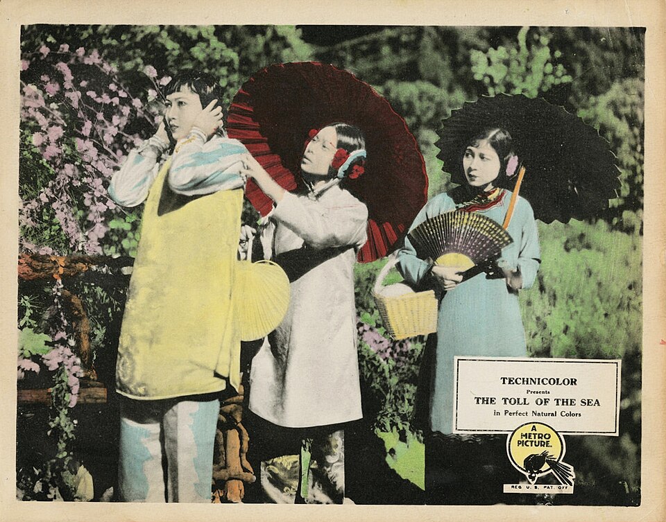 Technicolor — The Toll of the Sea lobby card, 1922 — Wikimedia Commons / Public domain