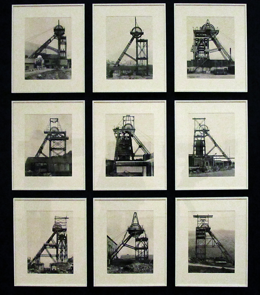 Typology Photography — Bernd & Hilla Becher, Typology (Winding Towers) — Wikimedia Commons / CC BY-SA 4.0 · © Vidar00