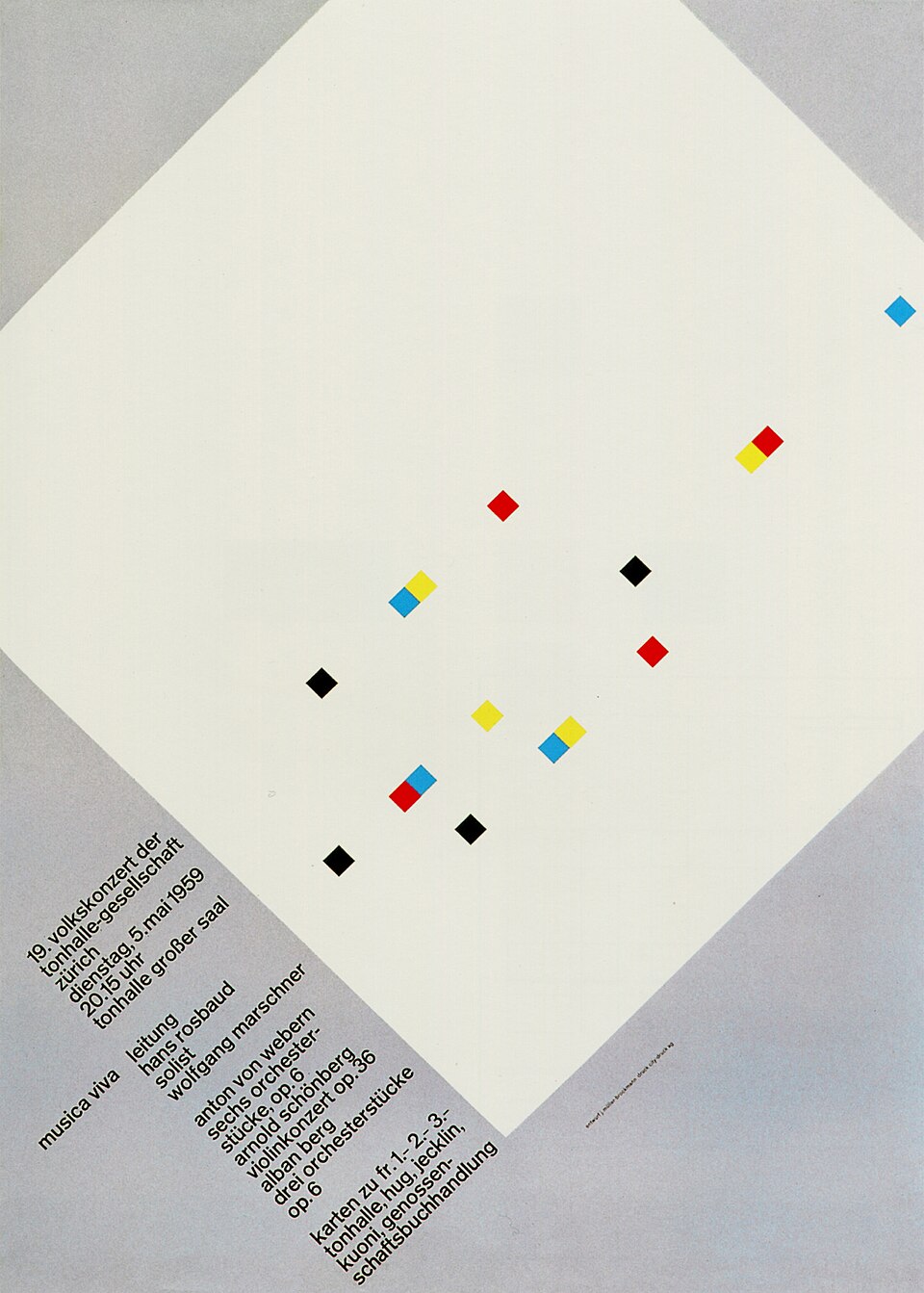 Swiss — Josef Müller-Brockmann, Musica Viva poster — Wikimedia Commons / Public domain
