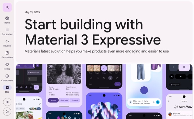 Material 3 Expressive — Material 3 Expressive 発表ページ（Google）より引用
